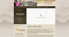 Desktop Screenshot of critchlowhomes.com